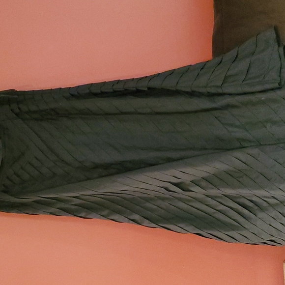 INC silk pleated maxi skirt - Picture 2 of 5